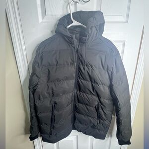 H&M Men's Charcoal Puffer Jacket